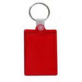 Rectangular Key Tag - Red